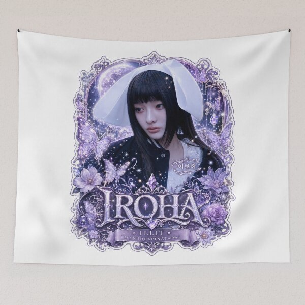 Item preview, Dynamic ILLIT GRWM Track Iroha Kpop Merch Poster designed and sold by Valereekmerch.