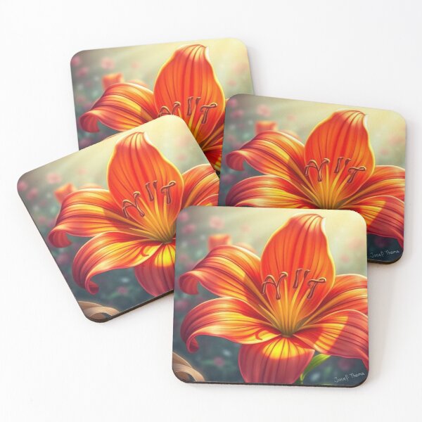 Item preview, Beautiful red flower of elegant natural beauty designed and sold by RAISC.