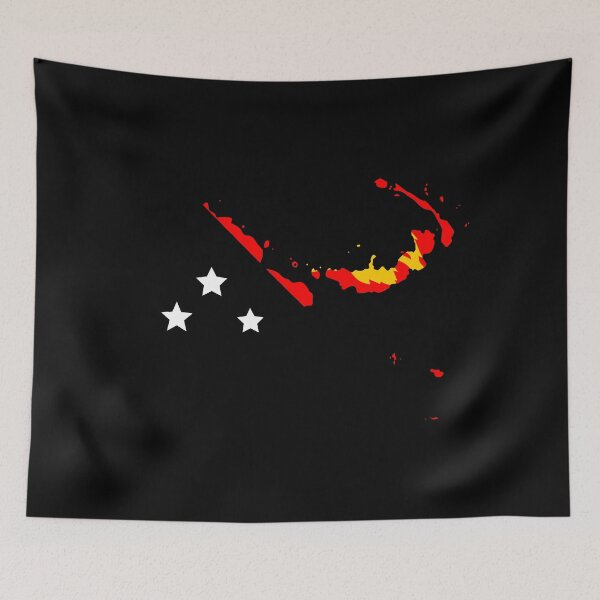 Item preview, Papua New Guinea Shaped Flag PG designed and sold by shitpostee.