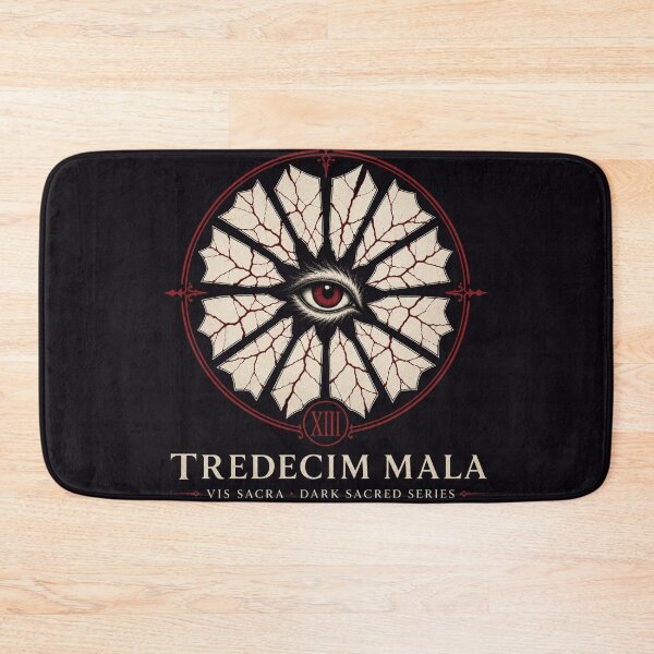 Item preview, TREDECIM MALA — Thirteen Evils, Gothic Wolf Art designed and sold by GeoWhimsy Studio.