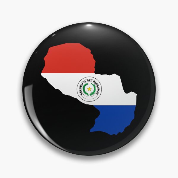 Item preview, Paraguay Shaped Flag PY designed and sold by shitpostee.