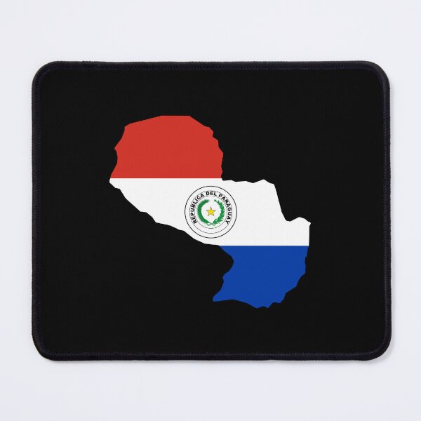 Item preview, Paraguay Shaped Flag PY designed and sold by shitpostee.