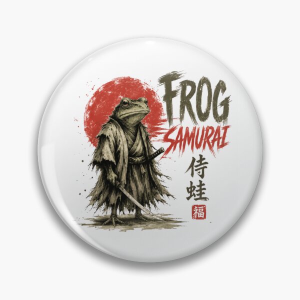Item preview, Frog Samurai Japanese Warrior Amphibian Fan designed and sold by HumansStuck12.