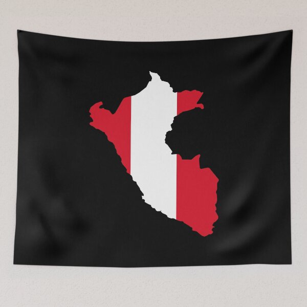 Item preview, Peru Shaped Flag PE designed and sold by shitpostee.