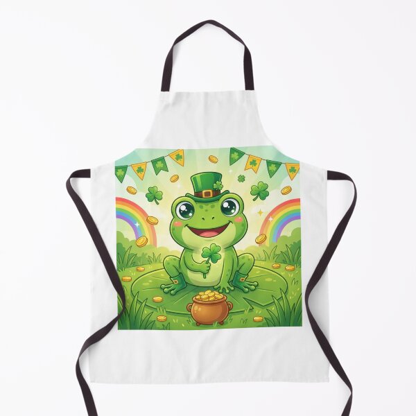 Item preview, St. Patrick's Day Frog designed and sold by Solace Sparkles.