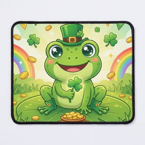 Item preview, St. Patrick's Day Frog designed and sold by Solace Sparkles.