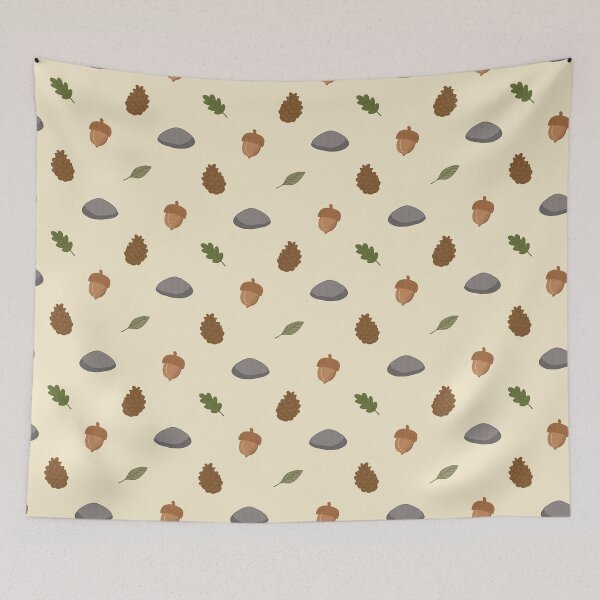 Item preview, Acorns, Pinecones, Leaves & Forest Stones designed and sold by wildridgestudio.