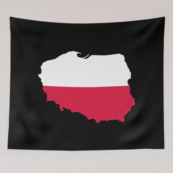Item preview, Poland Shaped Flag PL designed and sold by shitpostee.