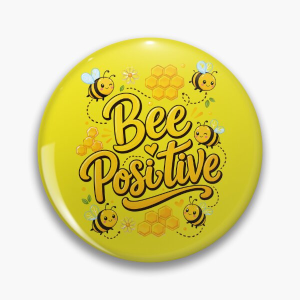 Item preview, Bee Positive Cute Bumblebee Motivational T-Shirt  designed and sold by Cosmic Meme Factory.
