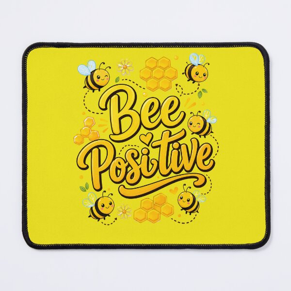 Item preview, Bee Positive Cute Bumblebee Motivational T-Shirt  designed and sold by Cosmic Meme Factory.