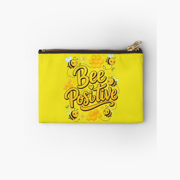 Item preview, Bee Positive Cute Bumblebee Motivational T-Shirt  designed and sold by Cosmic Meme Factory.
