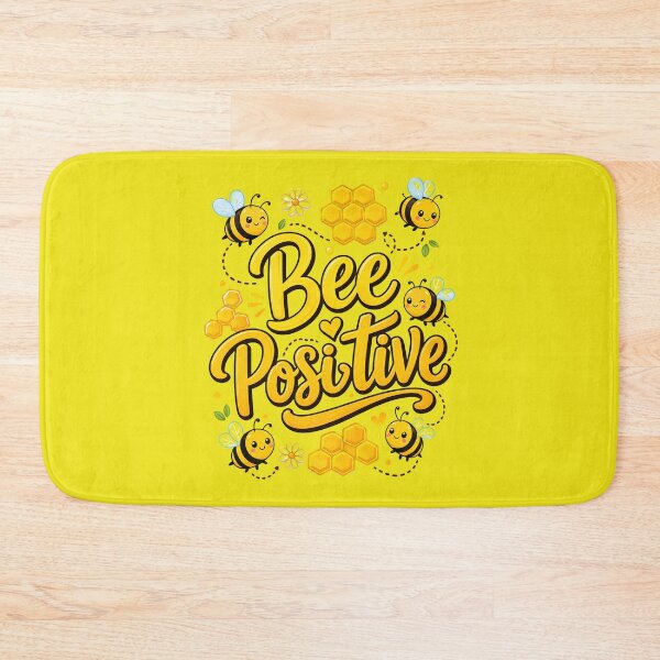 Item preview, Bee Positive Cute Bumblebee Motivational T-Shirt  designed and sold by Cosmic Meme Factory.
