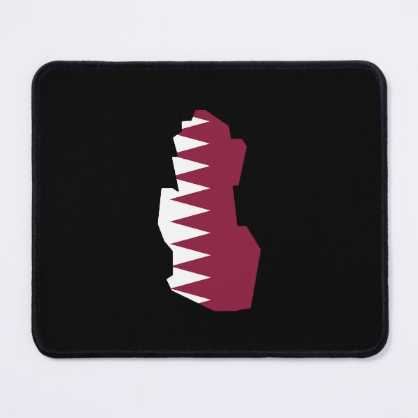 Item preview, Qatar Shaped Flag QA designed and sold by shitpostee.