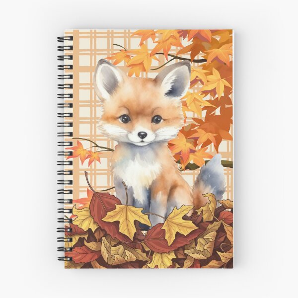 Item preview, Cute Baby Fox in Autumn Forest | Watercolor Woodland Fox | Fall Nature Design | Cozy Autumn Home Decor | Woodland Animal Art designed and sold by PureHopeStudio.