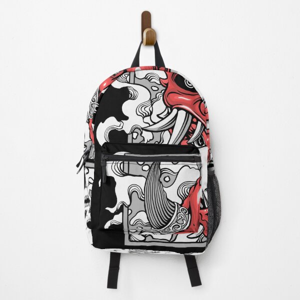 Item preview, Hannya Demon Yokai Gothic T-Shirt Design designed and sold by phsycartwork.
