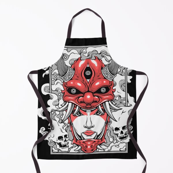 Item preview, Hannya Demon Yokai Gothic T-Shirt Design designed and sold by phsycartwork.