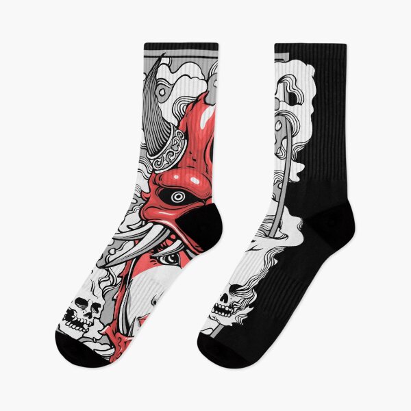 Item preview, Hannya Demon Yokai Gothic T-Shirt Design designed and sold by phsycartwork.