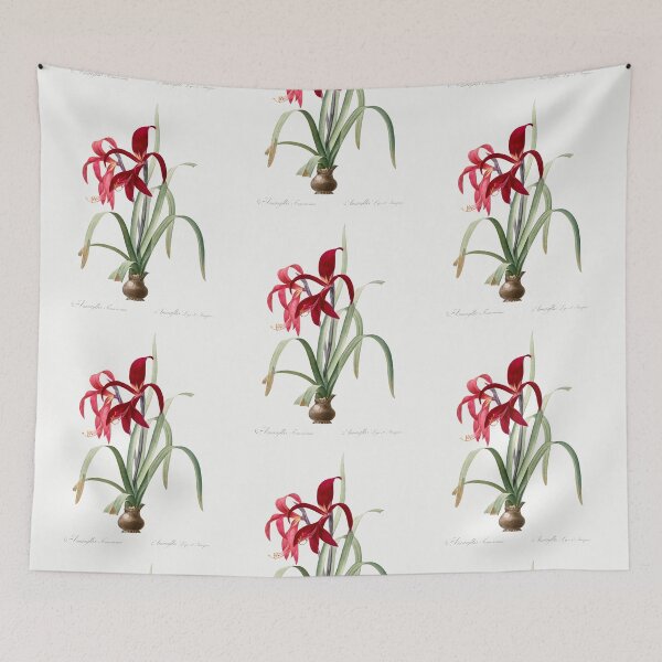 Item preview, Aztec Lily Flowers Vintage Botanical Illustration designed and sold by TheRetroArtRoom.