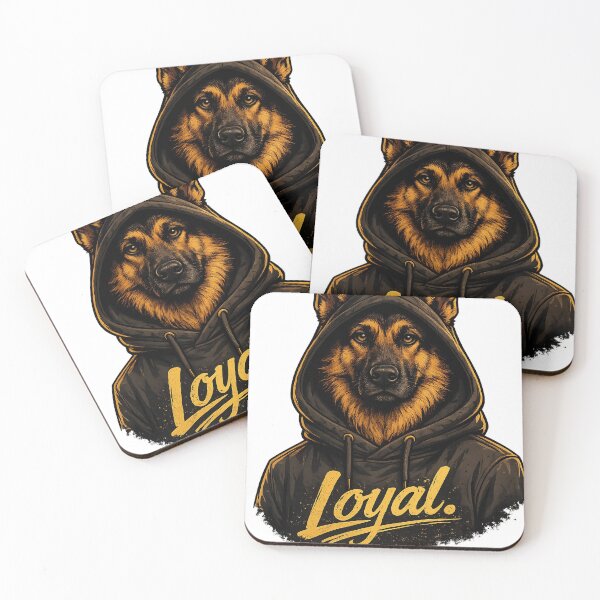 Item preview, German Shepherd Loyal HoodieDog Streetwear T-Shirt designed and sold by ModernPaws.