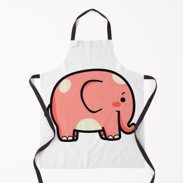Item preview, Cute Kawaii Pink Elephant Cartoon, Adorable Baby Elephant, Sweet Animal Sticker, Minimal Cute Graphic for Kids & Animal Lovers designed and sold by PrintelloTH.