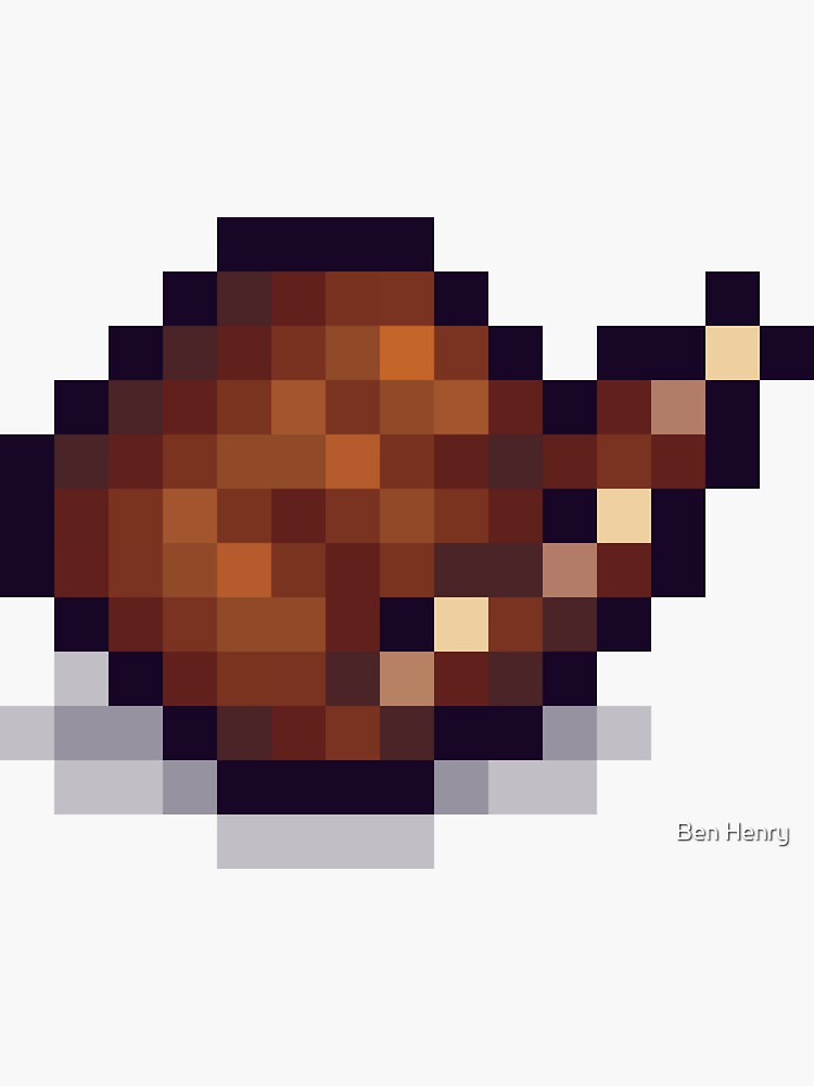 "Pixel Ribs" Sticker by BenHenry | Redbubble