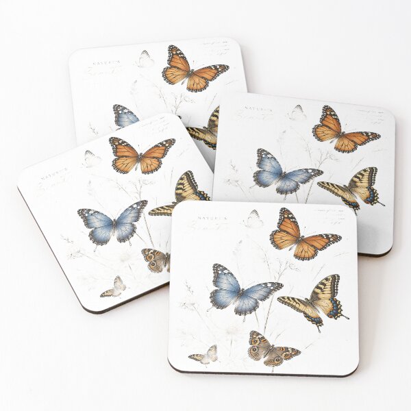Item preview, Nature's Beauty in Every Wing – Vintage Butterfly Botanical Collage designed and sold by Artisan Finds Online.
