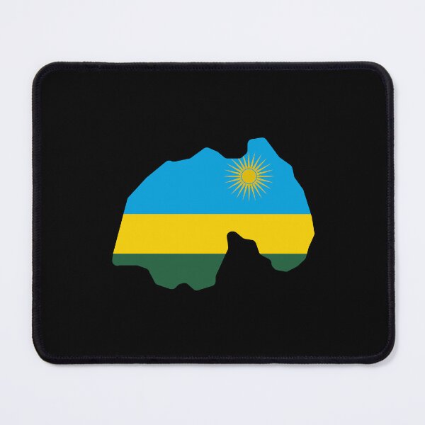 Item preview, Rwanda Shaped Flag RW designed and sold by shitpostee.