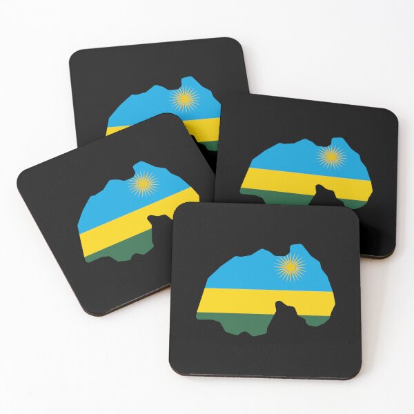 Item preview, Rwanda Shaped Flag RW designed and sold by shitpostee.