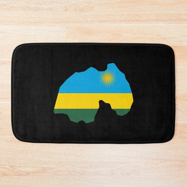 Item preview, Rwanda Shaped Flag RW designed and sold by shitpostee.