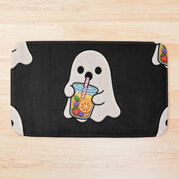 Item preview, Lindo diseño de parche bordado Kawaii de Ghost Juice designed and sold by ColorSplash123.