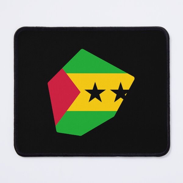 Item preview, Sao Tome And Principe Shaped Flag ST designed and sold by shitpostee.