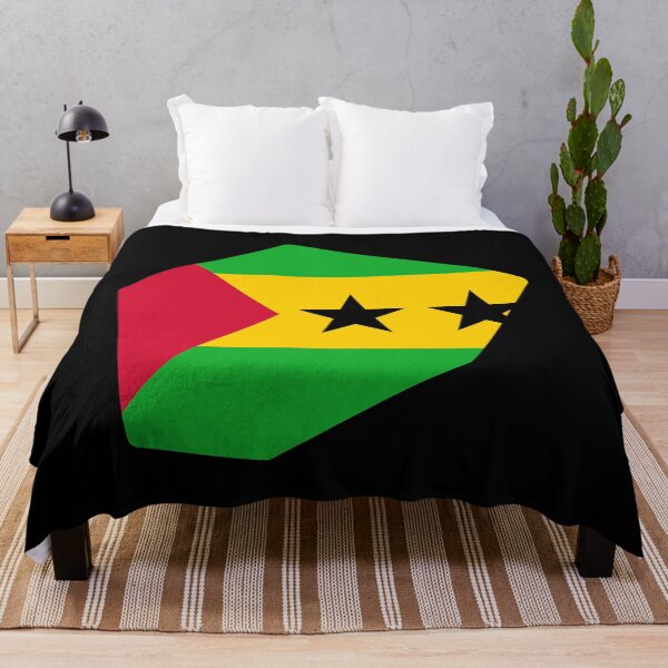 Item preview, Sao Tome And Principe Shaped Flag ST designed and sold by shitpostee.