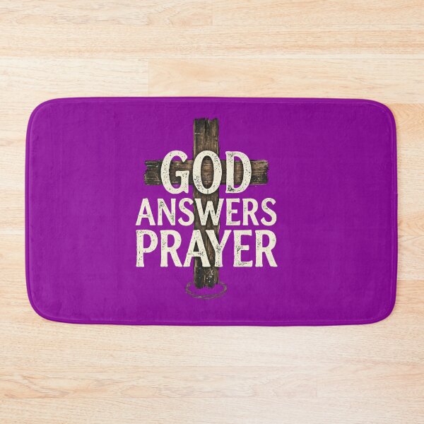 Item preview, God Answers Prayer Christian Cross designed and sold by digitalbob60.