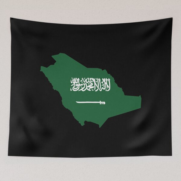 Item preview, Saudi Arabia Shaped Flag SA designed and sold by shitpostee.
