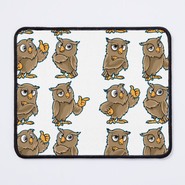 Item preview, Cute Cartoon Owl Emotions Set designed and sold by phsycartwork.