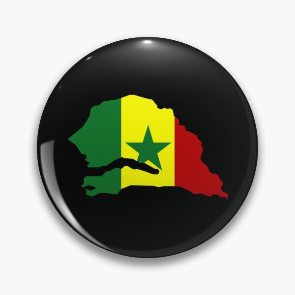 Item preview, Senegal Shaped Flag SN designed and sold by shitpostee.