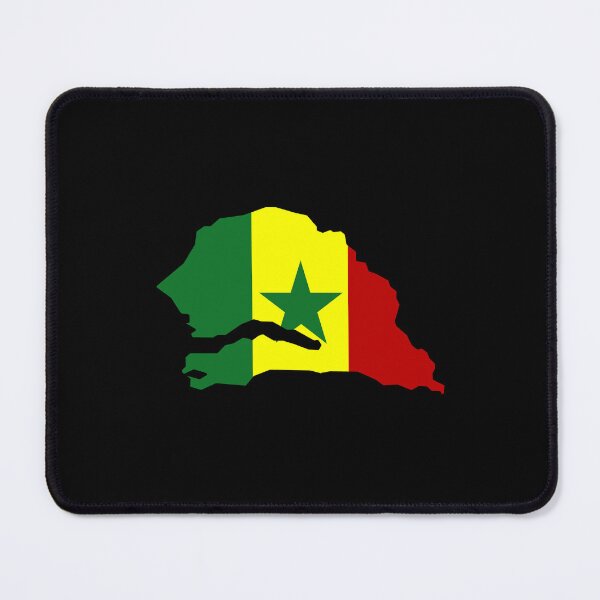 Item preview, Senegal Shaped Flag SN designed and sold by shitpostee.