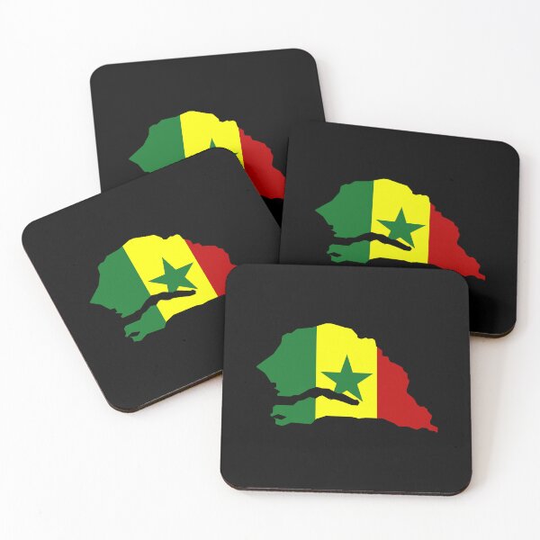 Item preview, Senegal Shaped Flag SN designed and sold by shitpostee.