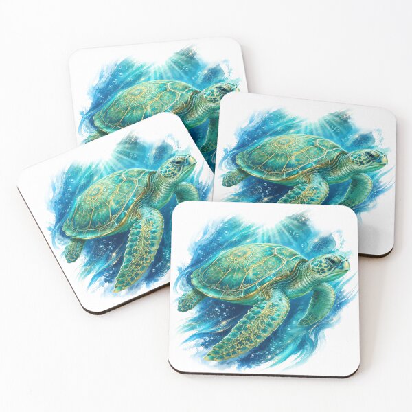 Item preview, Ocean Turtle designed and sold by HeyFajnaLinja.
