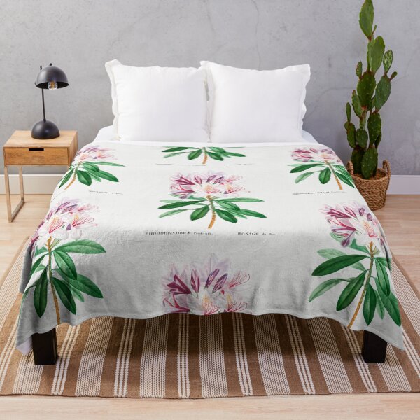 Item preview, Rhododendron Flowers Vintage Botanical Illustration designed and sold by TheRetroArtRoom.