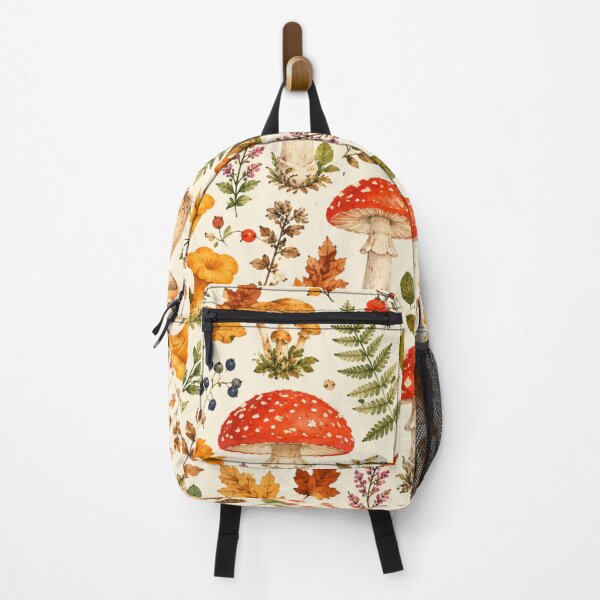 Item preview, Watercolor Woodland Mushroom Pattern | Autumn Forest Cottagecore Botanical designed and sold by DreamPixelPrint.