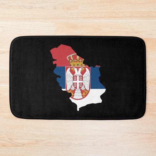 Item preview, Serbia Shaped Flag RS designed and sold by shitpostee.