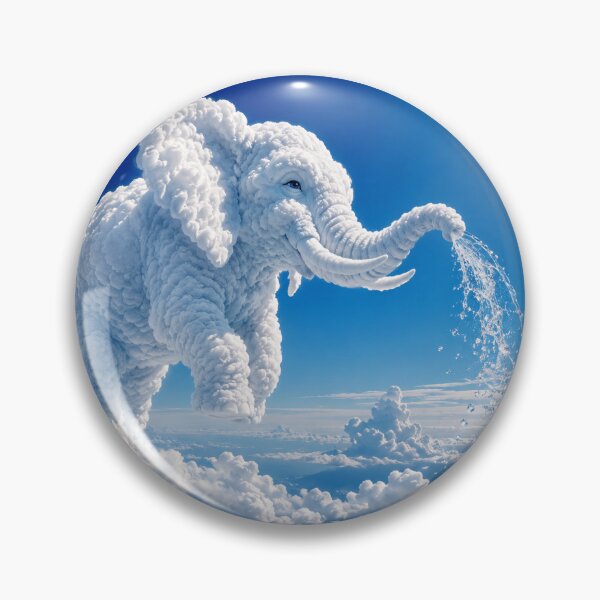 Item preview, Elephant Cloud  designed and sold by AwesomeDigiShop.