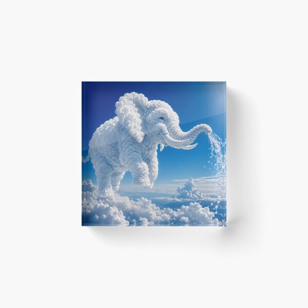 Item preview, Elephant Cloud  designed and sold by AwesomeDigiShop.