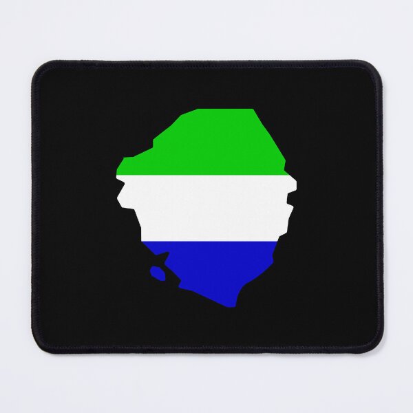 Item preview, Sierra Leone Shaped Flag SL designed and sold by shitpostee.