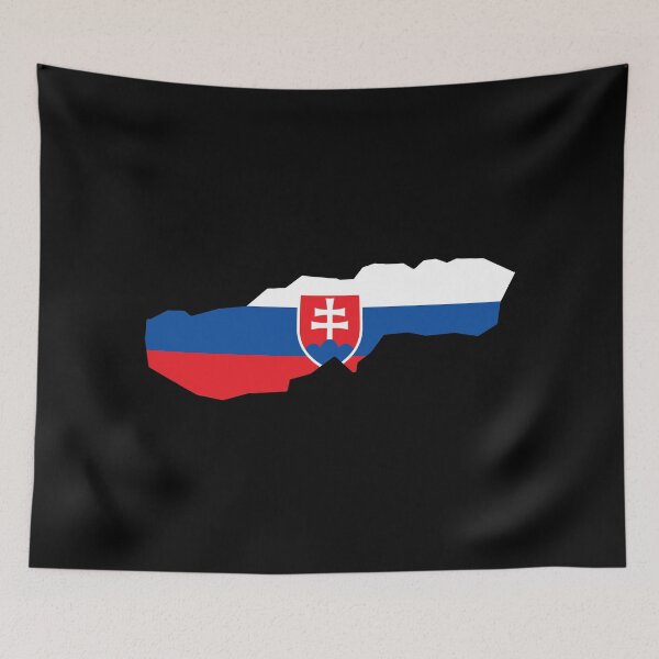Item preview, Slovakia Shaped Flag SK designed and sold by shitpostee.
