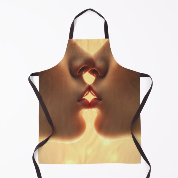 Item preview, Kiss between two girls with lips in close-up designed and sold by RAISC.