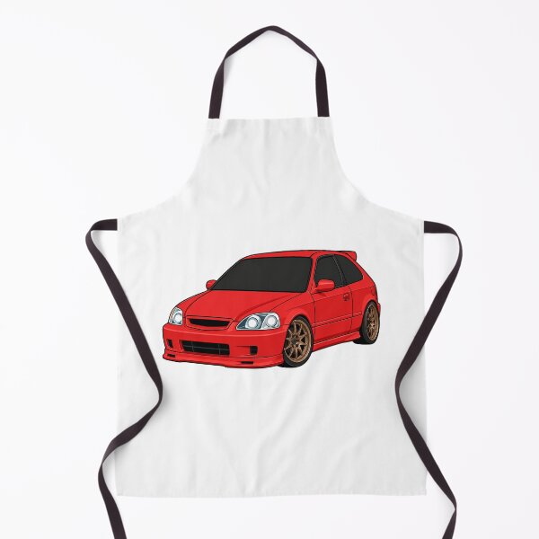 Artikelvorschau, EK9 Milano Red JDM R Hatch Type Mini Toon Car entworfen und verkauft von VenZolic.