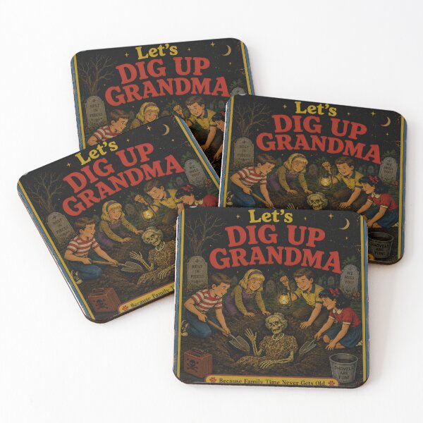 Item preview, Let's Dig Up Grandma designed and sold by malkstudios.