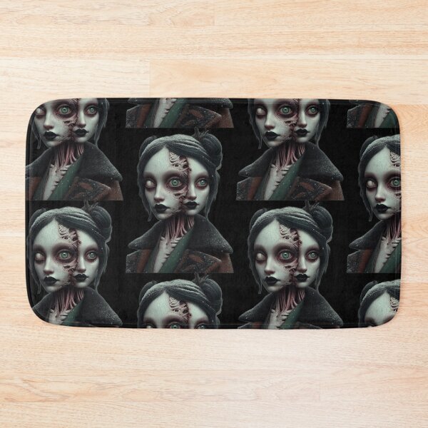 Item preview, Two-Faced Gothic Doll Winter Horror Art designed and sold by LujziWorld.